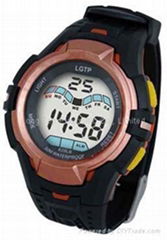 Water-resist Sporty LCD watch