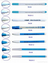 Water erasable pen