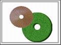 Diamond polishing pad