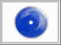 Diamond tools--Sintered hot-press enforced turbo saw blade