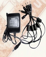 Guitar Effect Dc Adapter And Multi-Plug Extender