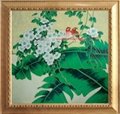 Cloisonne Picture--Flowers and birds