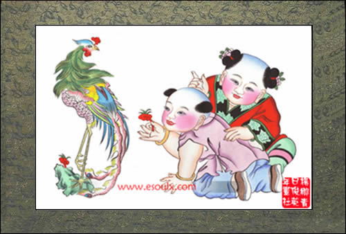 The Yangliuqing Wooden New Year Picture 3