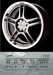 Aluminum alloy wheels