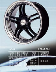 Aluminum alloy wheels