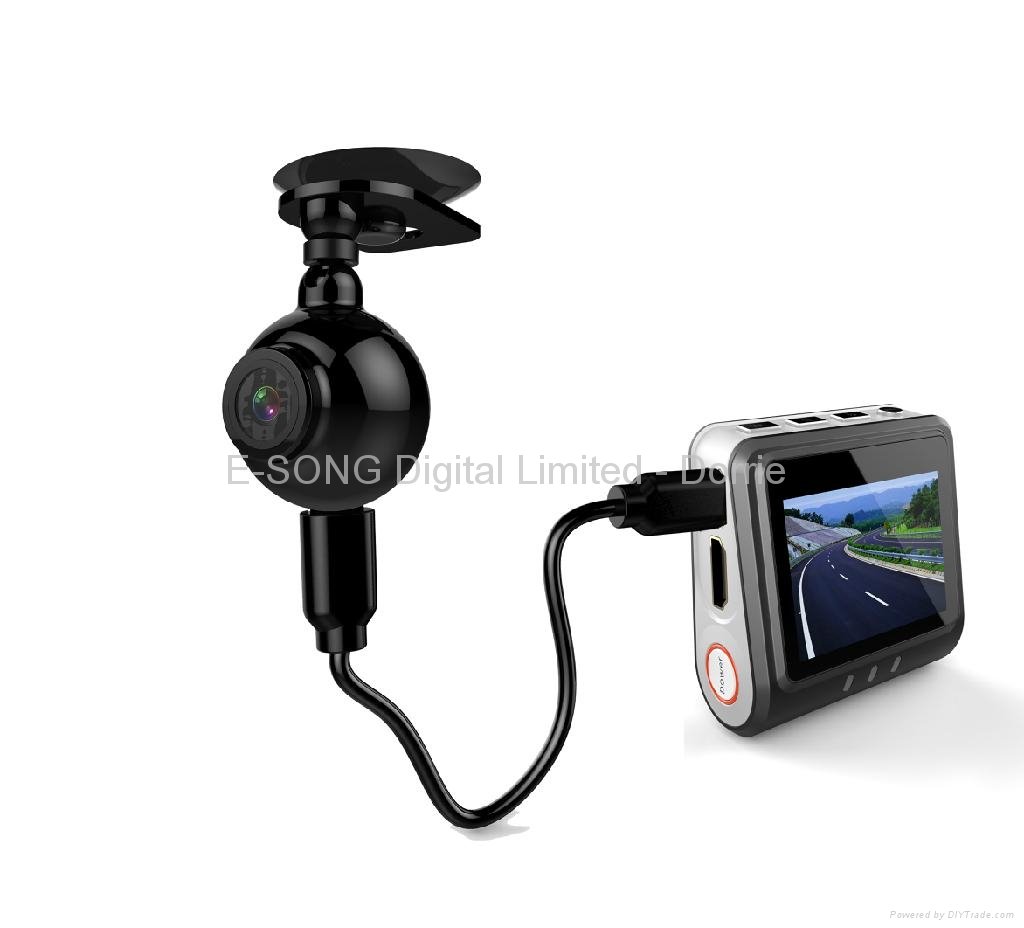 The 1st external Wired Camera, Full HD 1,080P, Car DVR with 5.0-megapixel 2