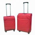 Softside trolley case set with spinner wheel 1