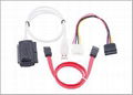 USB 2.0 to SATA IDE Cable with Power Adapter  1