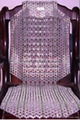 Deluxe crystal beaded seat cushion