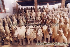 Folk artwork of Emperor Qin of Ancient China - Pottery Wariiors