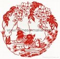 Ancient hand crafts for decoration - Paper cutting for marriage staff 1