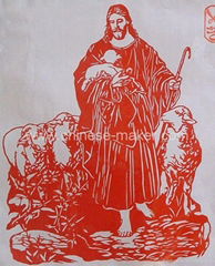 paper cutting crafts for Bible story - Christ Jesus