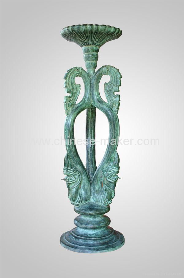 Bronze candleholder for decoration (Bronze for western styles) 5