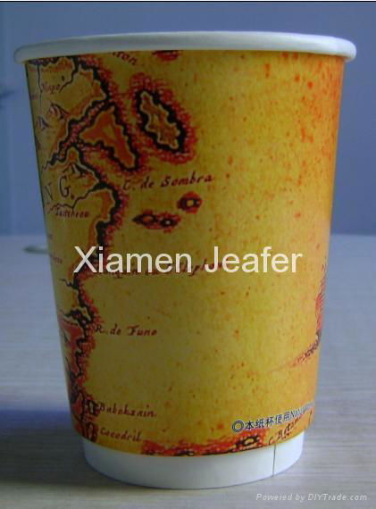 PLA double wall paper cup