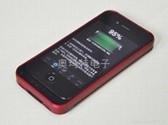 苹果IPHONE4外挂电池（珠光红）