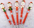 Handicrafted Christmas Gift Santa Claus Ball point Pen Polymer Clay Ballpen 1