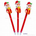 Handicrafted Christmas Gift Santa Claus Ball point Pen Polymer Clay Ballpen 4