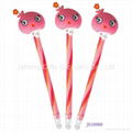 Handicrafted Polymer Clay Cartoon Frog Ballpoint Pen Promotional Ballpen 2