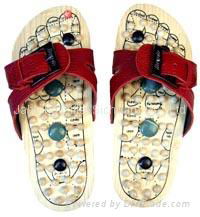 Craft Wood Massage Slippers for Health Care