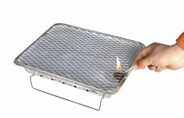 Instant disposable barbecue grill 4