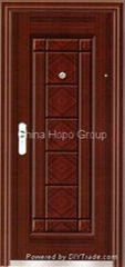 Steel Security Door, Steel Exterior Door, Metal Door, Entrance Door