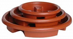 Plastic flowerpot