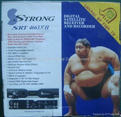 new goods digital satellite receiver Strong 4663XII for Ghana market