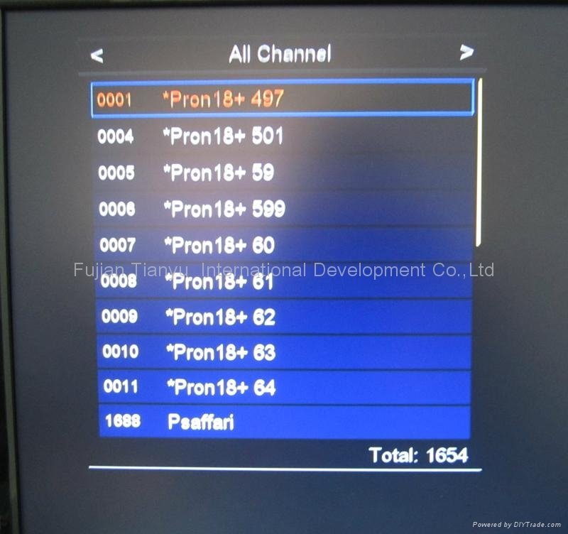 full HD PVR DVB-S2 + IPTV combo receiver decode the UPK patch in Eastern Europe 2