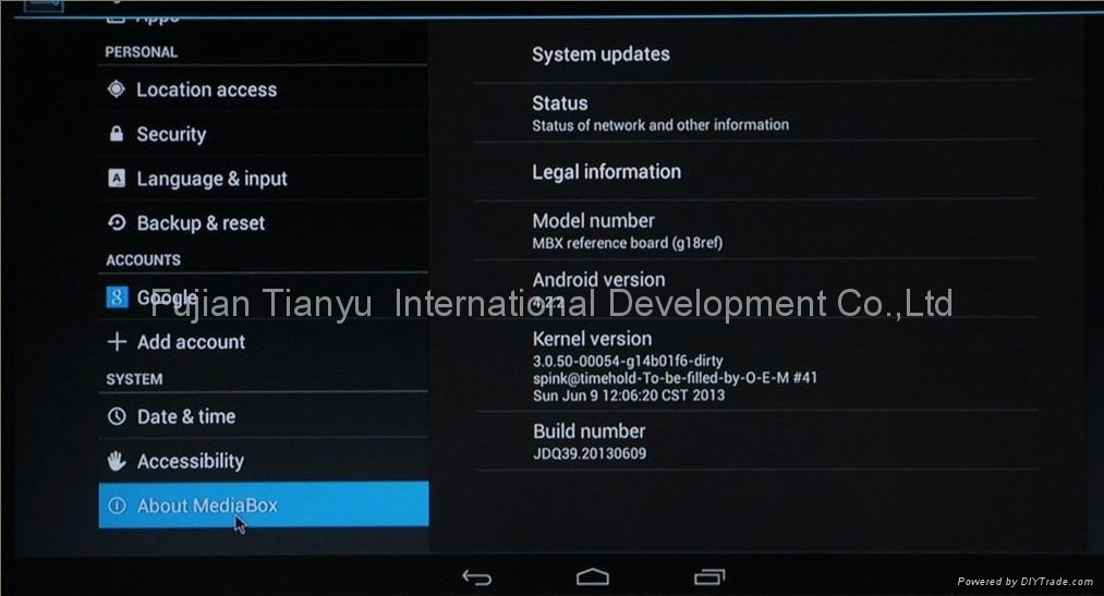 HD AML8726-MX set top box Android 4.2 BOX ATSC for North America 2