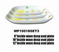 melamine oval bowl