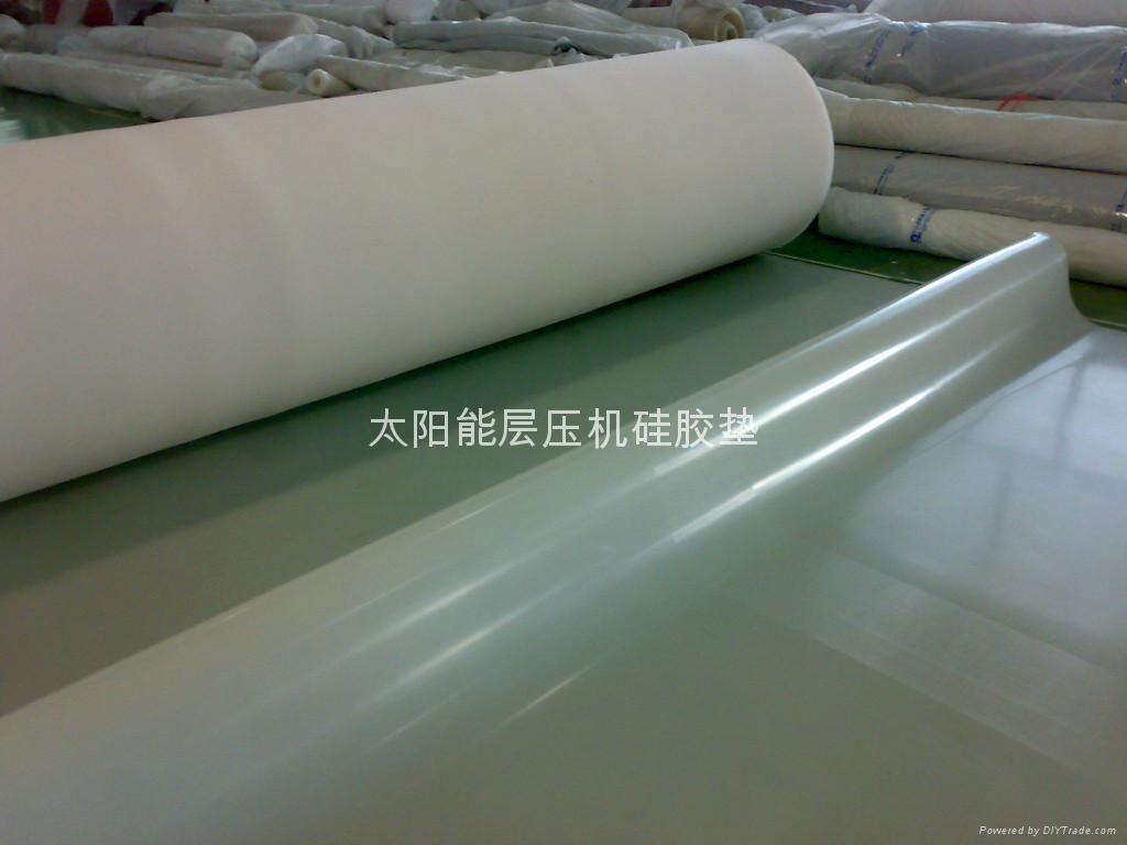 Solar laminating machine silicone mat