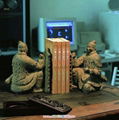 interior decoration furnish sculpture Terra-cotta warriors book end