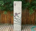 interior decoration furnish sculpturesque stone stele 1