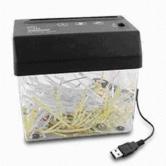 USB paper shredder