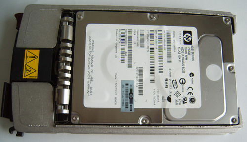 hp server hard disk