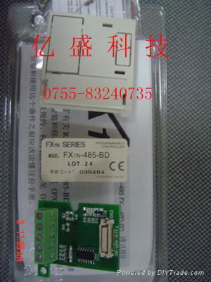 三菱PLC编程电缆及电池FX2N-485-BD,CC-LIN 5