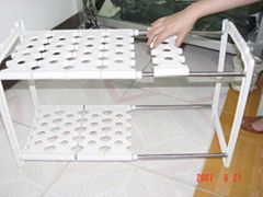 Kitchen under the-sink rack