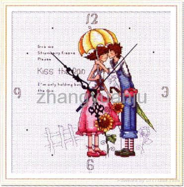 cross stitch-clock 4