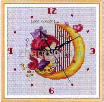 cross stitch-clock 5