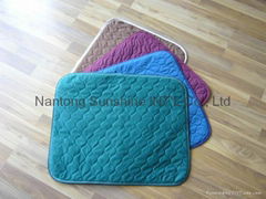 Velour chair pad