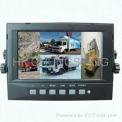 7" Water-proof quad Monitor