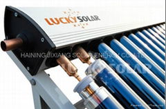 separated pressurized solar collector