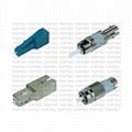 Singlemode male-female fiber optic attenuator (plug type)