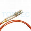 Fiber Optic LC Multimode Duplex Patch