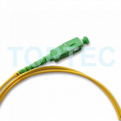 SC/APC singlemode simplex patch cord 