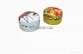 round metal cosmetic box,printed cosmetic box 2