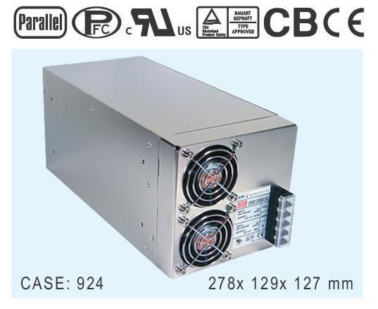 1000W Parallel Output PFC Function Power Supply