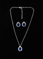 Crystla Necklace Earring Set