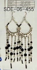 Black Drop Earring