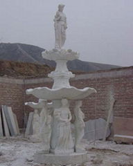 stone/marbe fountain, water basin, big garden fountain